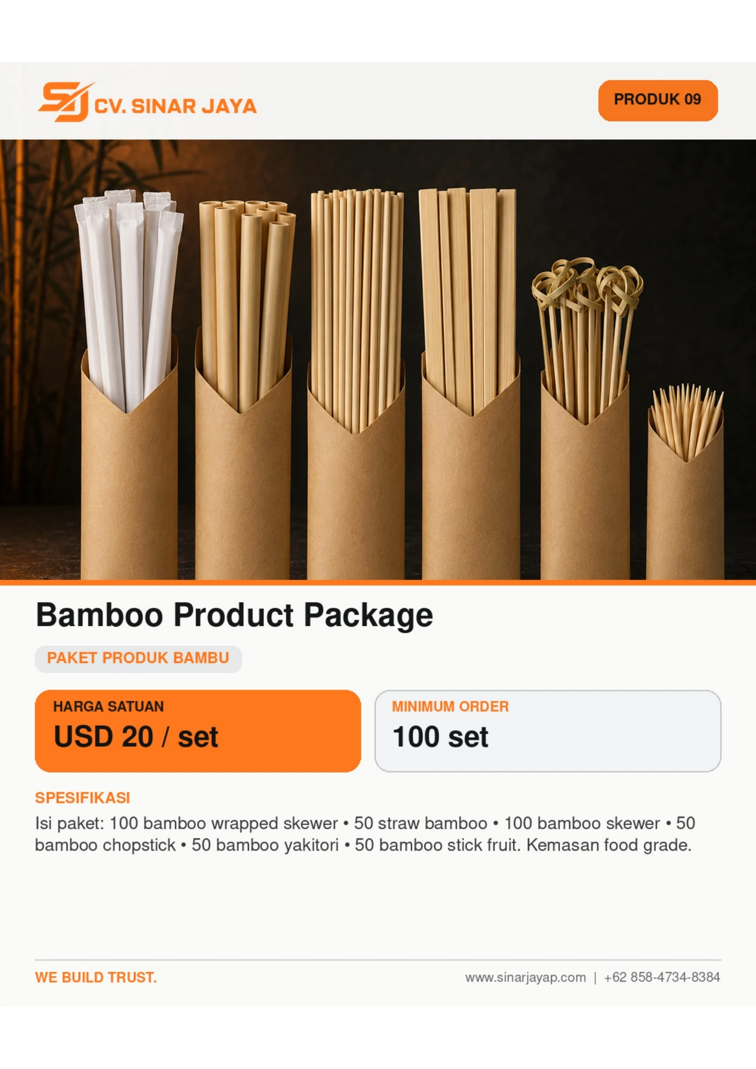 Bamboo Product Package