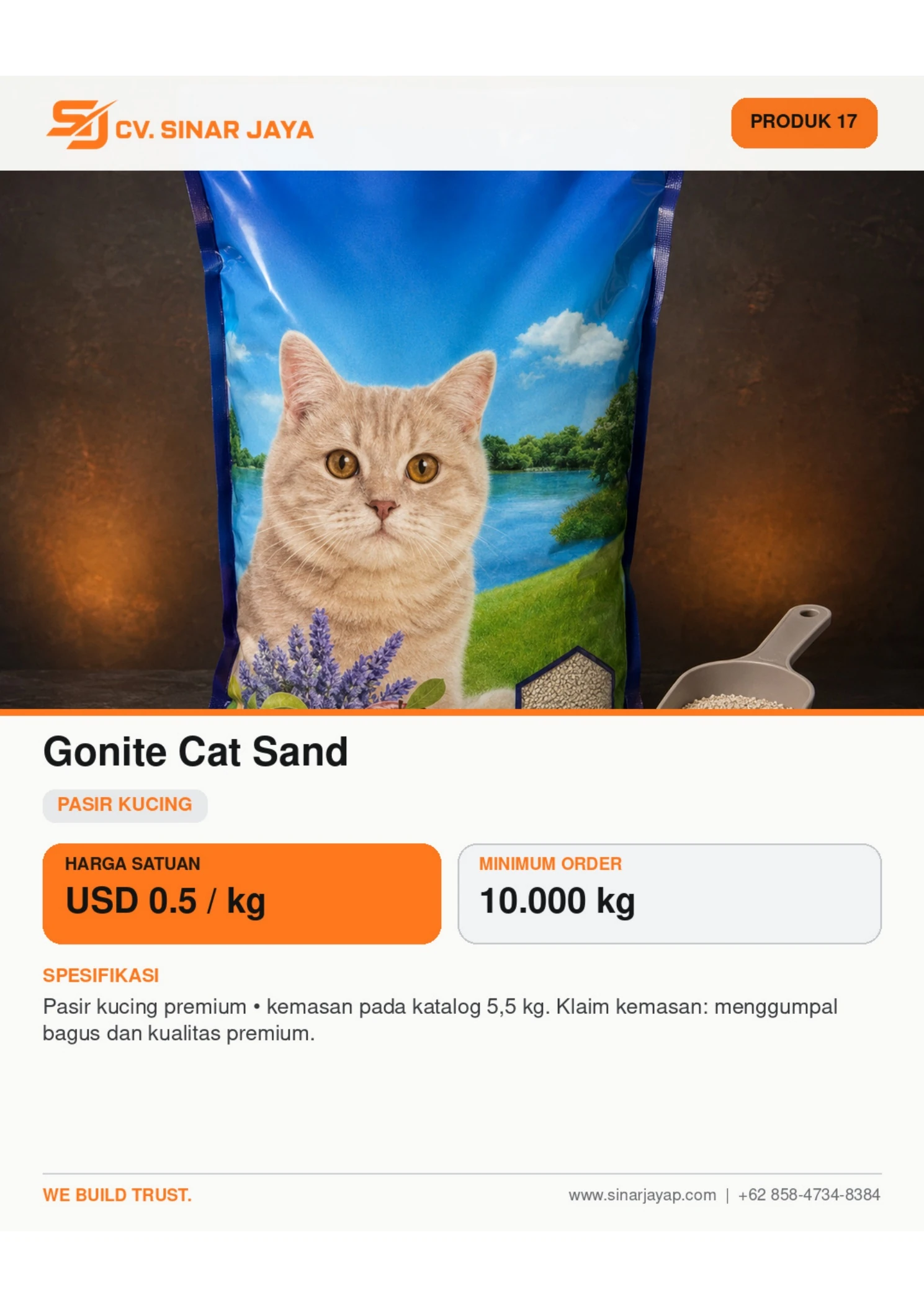 Gonite Cat Sand