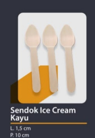 Sendok Es Krim Kayu