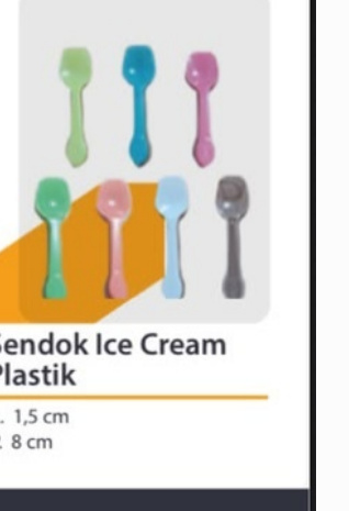 Sendok Es Krim Plastik